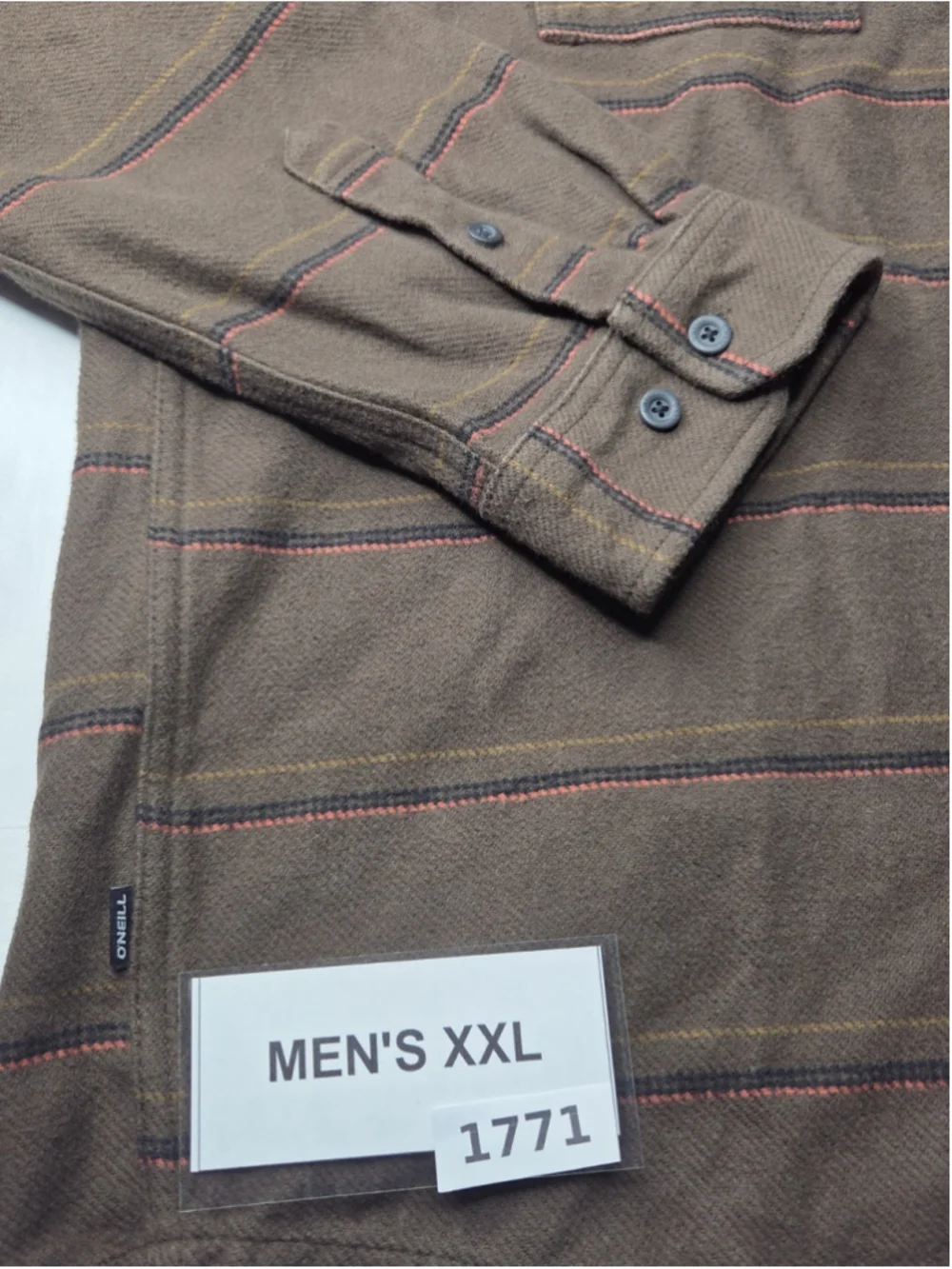 O'Neill Archer Hooded Flannel Shirt Jacket Men's XXL Brown Plaid NWT New #1771